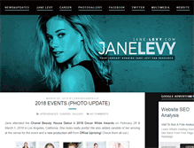 Tablet Screenshot of jane-levy.com